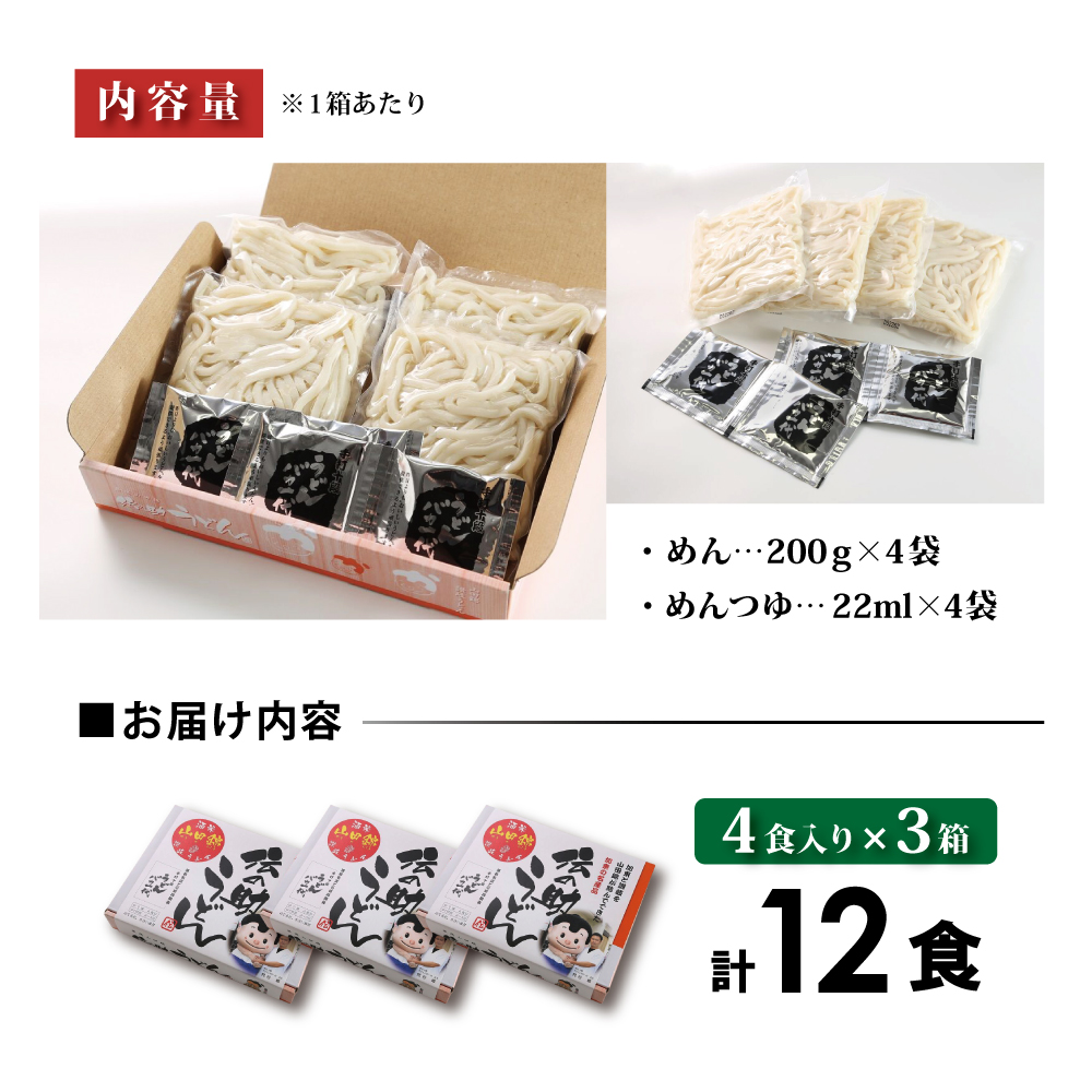 うどんバカ一代 「伝の助うどん」4人前3セット[ 加東市産山田錦 米粉 麺類 うどん さぬきうどん 讃岐うどん ] 