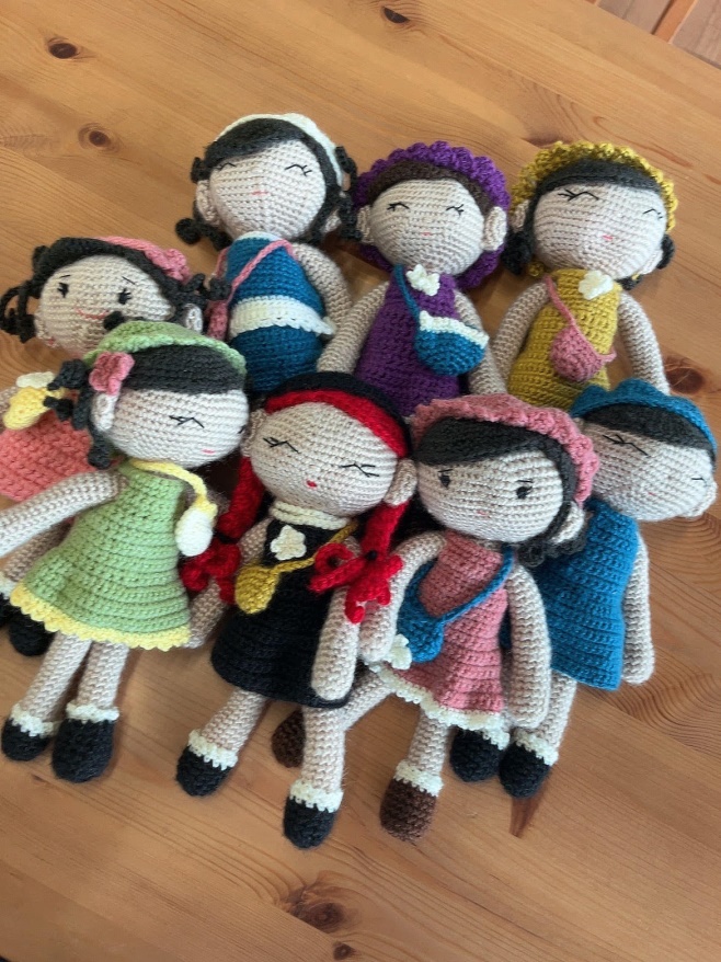 編みぐるみ人形 [ぬいぐるみ 手編み オリジナル かぎ針 手作り かわいい] プレゼント