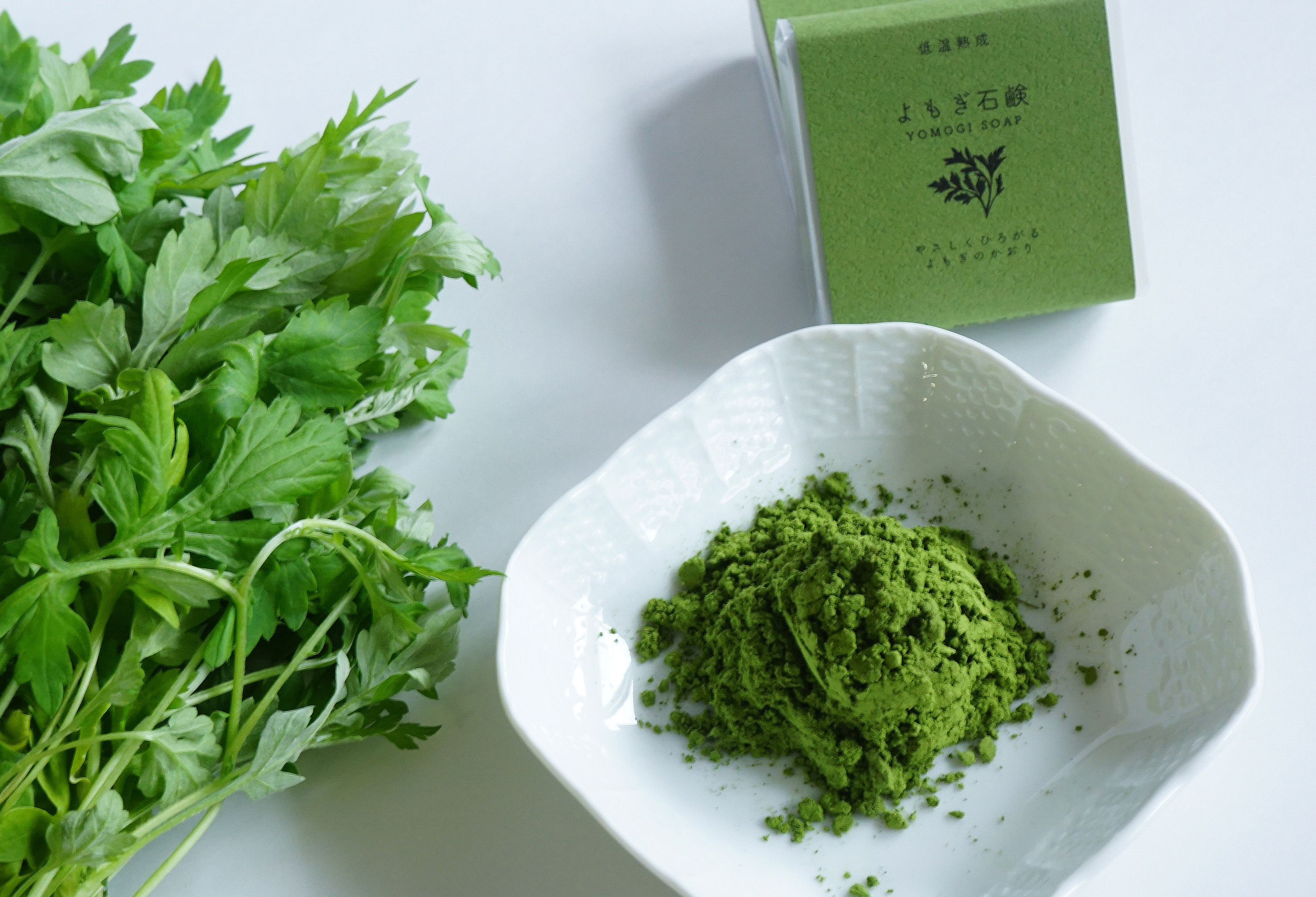 mogiyomogiの『よもぎ石鹸』4個入り [美容 石けん せっけん] 抗菌作用 デトックス効果 