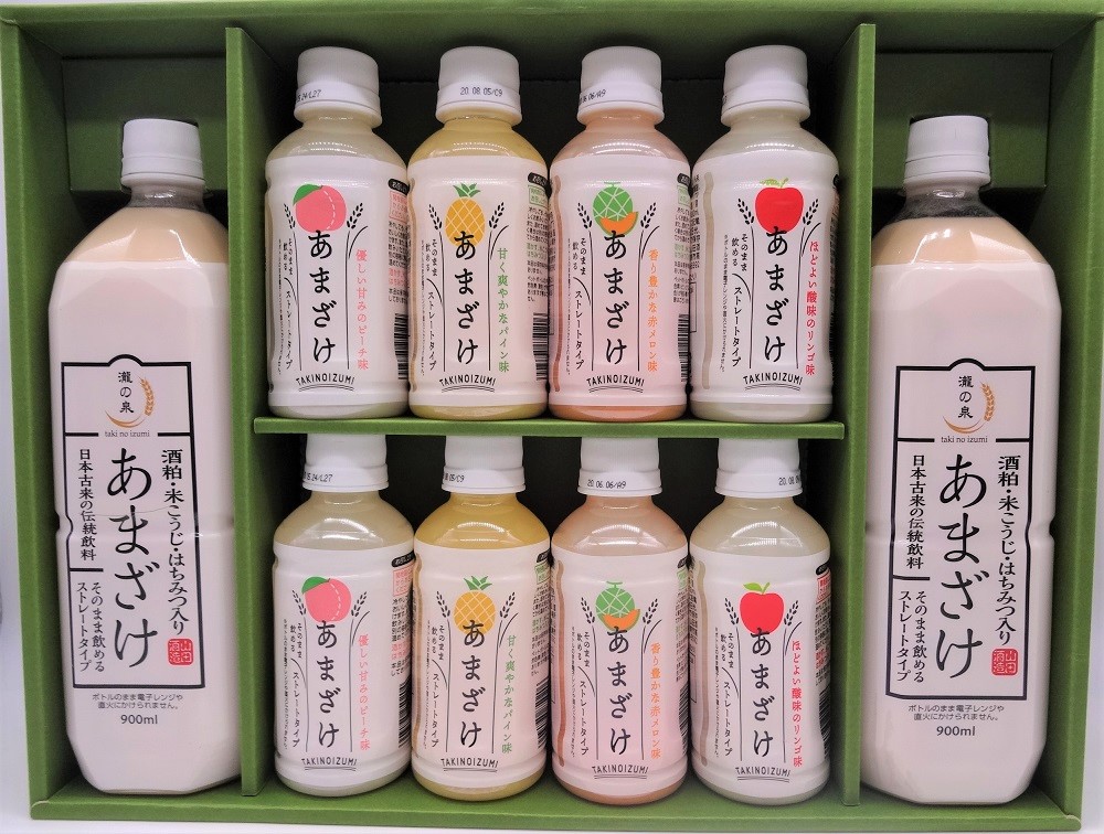 酒粕屋さんのフルーツ甘酒セット（10本入り） [あまざけ 果物 ドリンク ペットボトル] 飲料 果汁飲料 ジュース 美容 