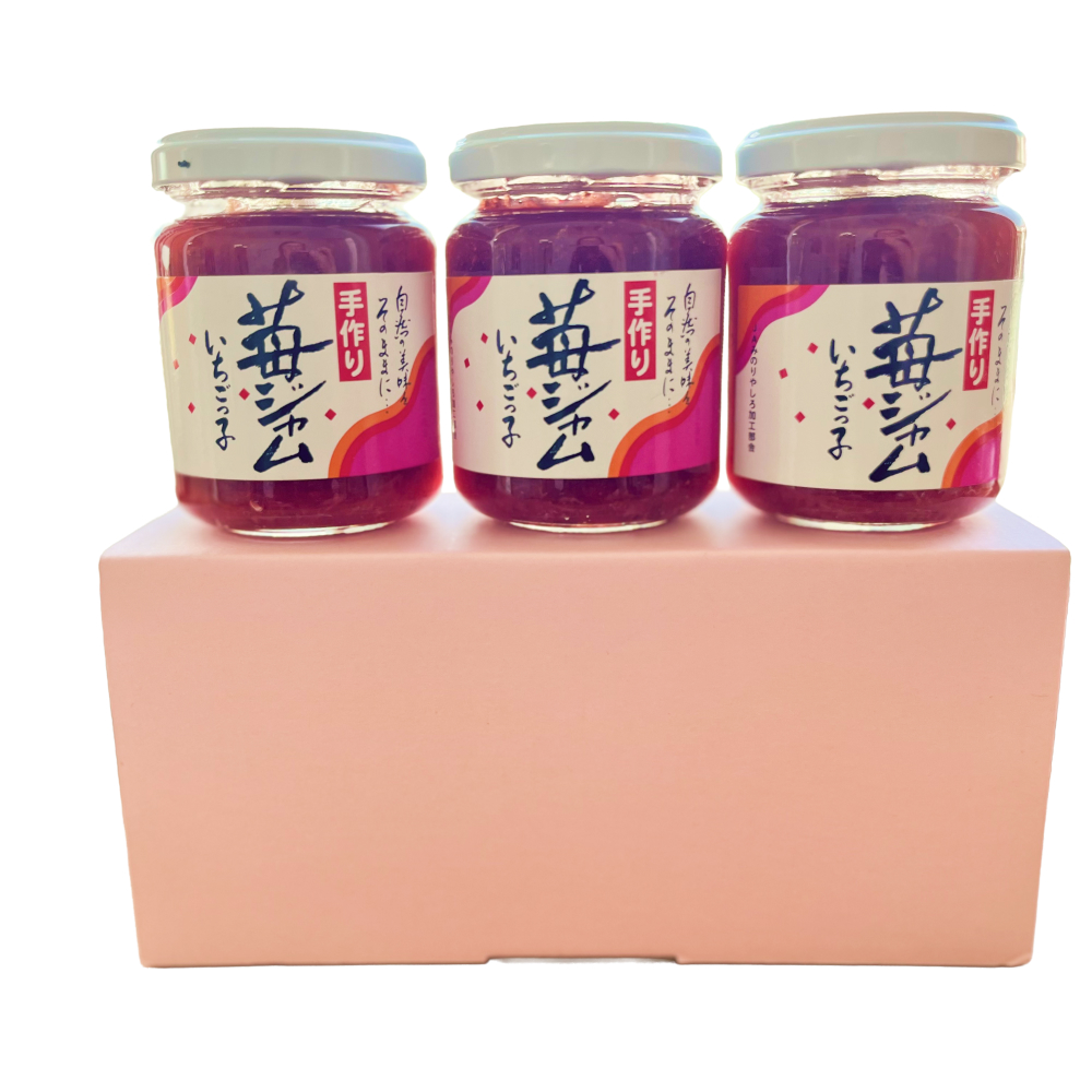 いちごジャム 「いちごっ子」140g × 3個入り 2箱 [ 苺 いちご イチゴ ジャム トースト 朝食 フルーツソース  果物　フルーツ　手作り ]