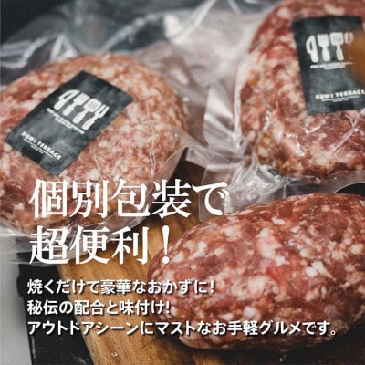 スミテラスの自家製手ごねハンバーグ 6個【配送不可地域：離島】【1435134】