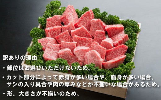 【訳あり】神戸牛 サイコロステーキ 500g TKDS3 [1211]