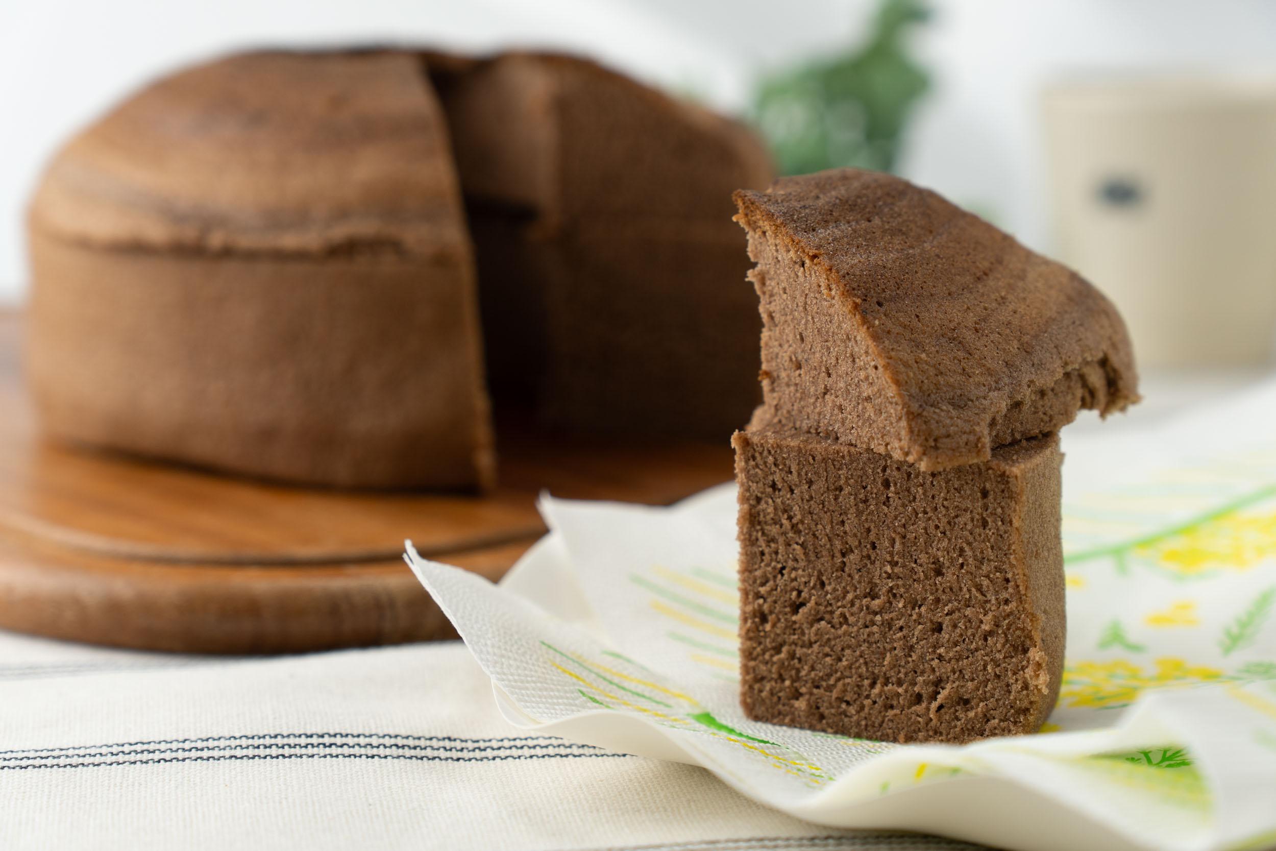 米菓バウム【きのこ】ショコラ グルテンフリー 米粉 米粉菓子 小麦不使用 バウムクーヘン しっとりなめらか 優しい甘さ [1317]