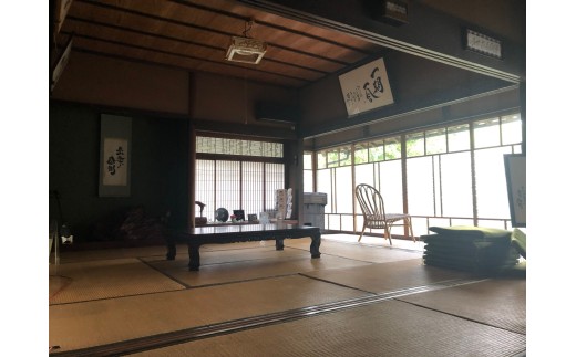 明治期の古民家「みのる庵」週末１組限定 地元食材の食事と宿泊 [1234] 宿泊券 古民家 宿泊 民泊 テントサウナ サ活 書家 １組限定 体験