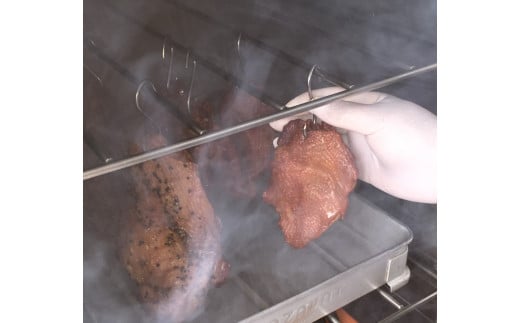 播州百日どり燻製５パック[759]