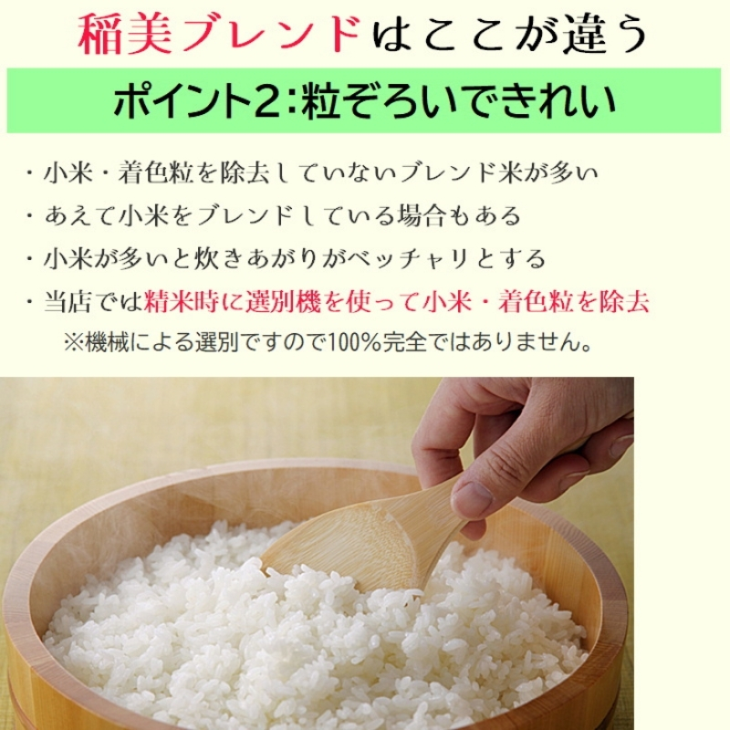 稲美ブレンド 白米 10kg 冷めても美味しい 本格派 ブレンド米