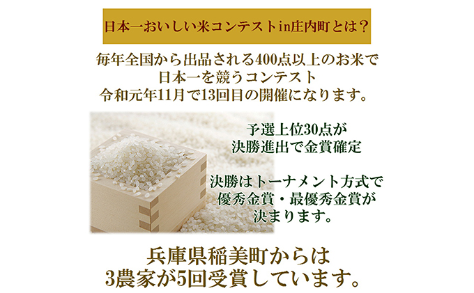 米 令和5年産 稲美金賞農家 藤本勝彦さんのキヌヒカリ白米約4.5kg お米 こめ コメ 精米