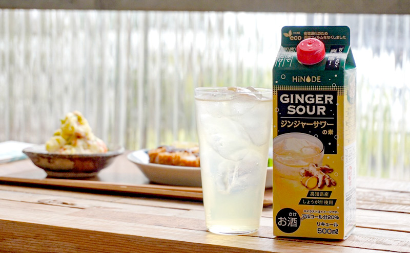 HiNODE ジンジャーサワーの素 500ml×12本 1ケース