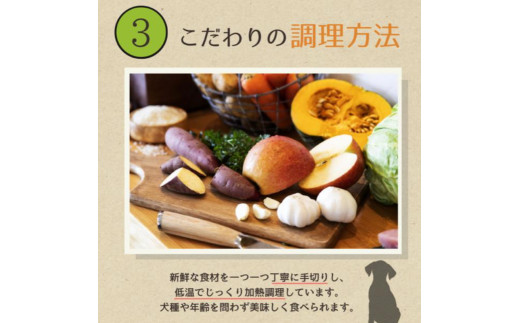 愛犬ごはん【ひとつごはん】しかぽてとオリジナルブレンド500g 無添加 鹿肉 厳選素材 ドッグフード