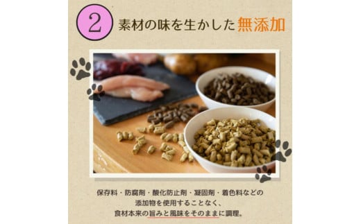 愛犬ごはん【ひとつごはん】とりぽてとオリジナルブレンド500g  無添加 厳選素材 鶏肉 ドッグフード