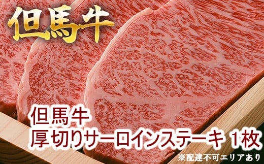 但馬牛 厚切り サーロイン ステーキ 300g×1枚 計300g [ 牛肉 お肉 ブランド牛 キャンプ BBQ アウトドア バーベキュー ギフト 母の日 父の日 ]　牛肉・サーロイン・但馬牛サーロインステーキ・但馬牛・ステーキ