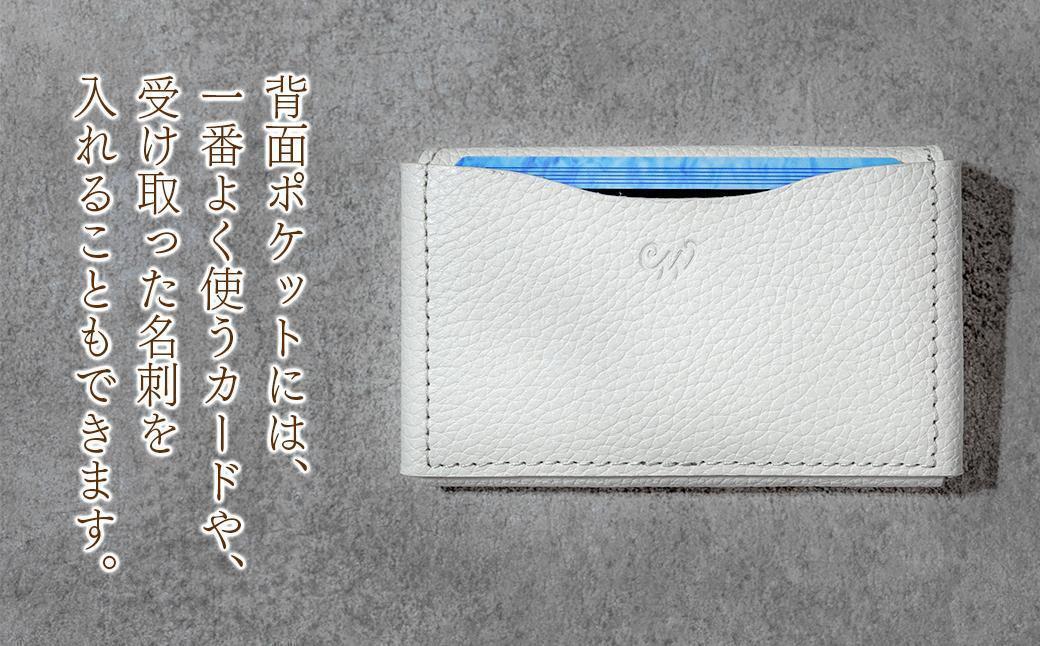 本革 カード 名刺入れ 日本製 レザー 革製品 カードケース Liete vivid オリーブ