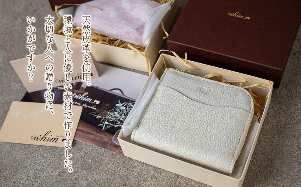 本革 L字ファスナー ミニ財布 日本製 レザー 革製品 コンパクト 小銭入れ Liete vivid イエロー