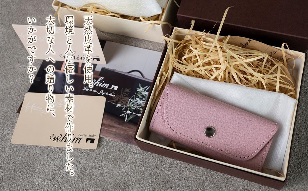 本革 スリムキーケース３連 日本製 革製品 レザー コンパクト Liete vivid オリーブ