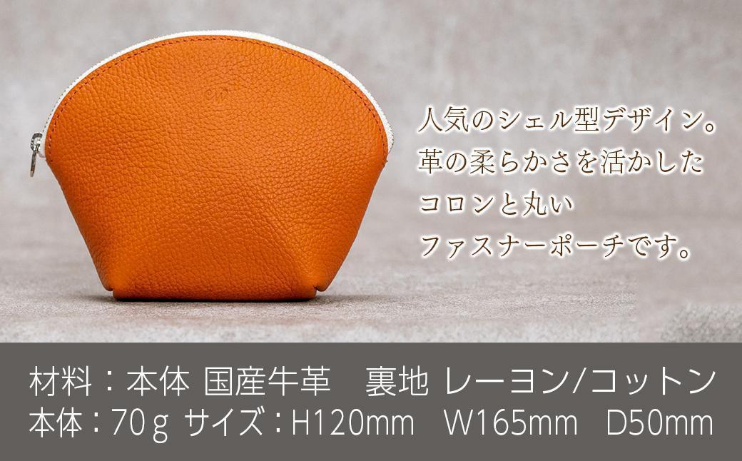 本革 ラウンドポーチ 日本製 レザー 革製品 ポーチ 化粧ポーチ 旅行 トラベル 出張 Liete vivid オリーブ