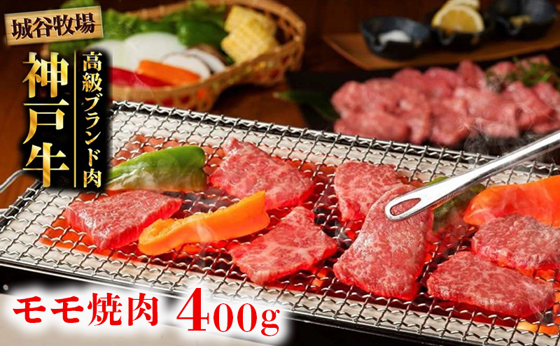 城谷牧場の神戸牛 モモ焼肉用400g 母の日 父の日 ギフト