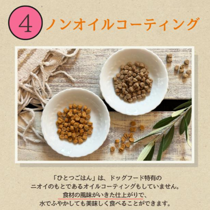 愛犬ごはん【ひとつごはん】うまぽてとオリジナルブレンド500g 無添加 馬肉 厳選素材 ドッグフード