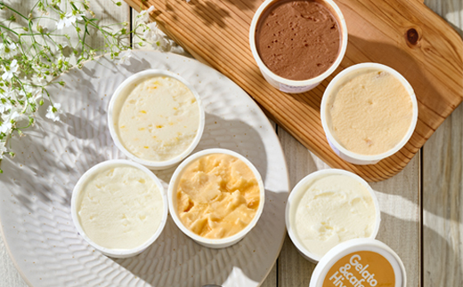 神崎郡発 90ml×6個 ジェラート詰め合わせ【配送不可地域：離島】【1593316】