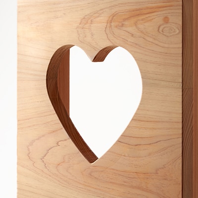 角椅子(ハート穴付)【1381691】