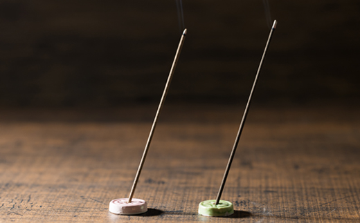 神河町　天然香原料100%　高級線香　 ことのは　沈香、白檀セット　香立て付き【1112537】