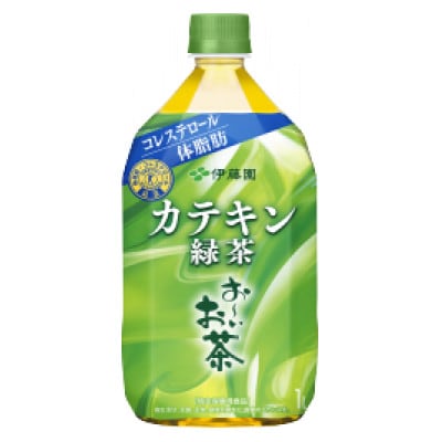 【兵庫県神河町】【特定保健用食品】PETお〜いお茶カテキン緑茶1L　12本(1ケース)　伊藤園【1462694】