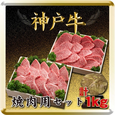 神戸牛 焼肉用セット 計1Kg TSYS5 【2026年4月より順次発送】【配送不可地域：離島】【1682638】