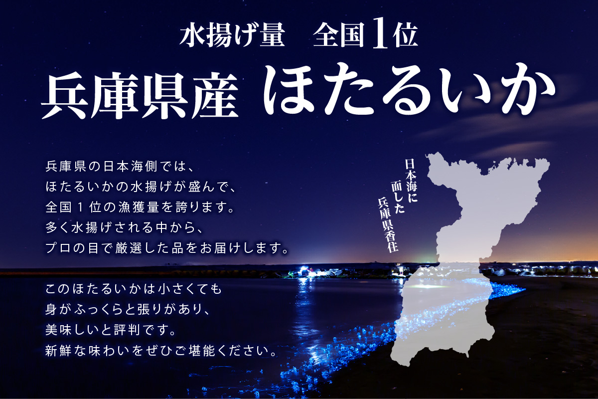 【兵庫県香住産 訳あり ほたるいか ホタルイカ 素干し たっぷり 240g（60g×4袋） 常温】全国発送可 国産 香住漁港 新鮮 日本酒 ビール ワイン 酒の肴 おつまみ イカ いか 大人気 おすすめ 兵庫県 香美町 日本海フーズ 07-27