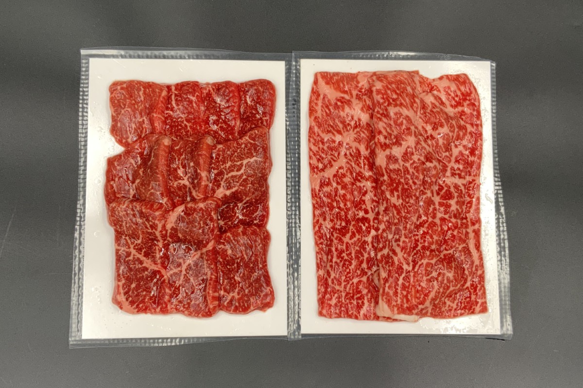 【高島屋選定品】【神戸牛 モモすき焼き＆モモ焼肉】冷凍 神戸ビーフ 但馬牛 神戸牛 和牛 牛 牛肉 モモ すき焼き 焼肉 BBQ バーベキュー アウトドア キャンプ 人気 国産 お取り寄せ グルメ 但馬 神戸 冷凍 兵庫県 香美町 高島屋 24000円 79-05