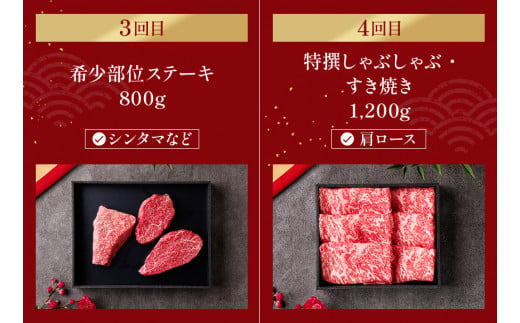 神戸牛 定期便「ファーストクラス」（定期便全6回 総量5600g）冷凍発送 ふるさと納税で贈る至福の味わい！自慢の神戸牛をご自宅で堪能しませんか？ 大人気 しゃぶしゃぶ すき焼き 焼肉 ステーキ 特選 キャンプ バーベキュー 年末年始 お盆 パーティー ごちそう 和牛 国産 熱田 神戸BEEF 神戸ビーフ 但馬牛 但馬 神戸 兵庫県 香美町 香住 村岡 小代 和牛セレブ 500000円 58-25