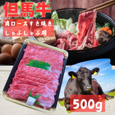 但馬牛　肩ローススライス　(500g)【配送不可地域：離島】【1072495】