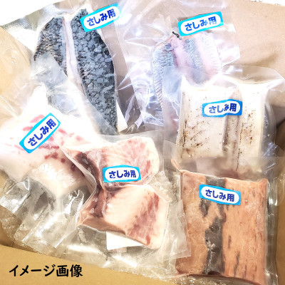 山陰の地魚お刺身セットB　個包装のため、使いやすく、盛合せもできます!にぎり寿司、手巻き寿司などにも【配送不可地域：離島】【1460181】