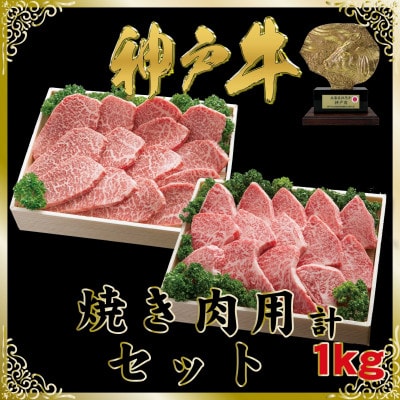 神戸牛(神戸ビーフ)焼肉セット 計1Kg SOYS5 【2026年4月より順次発送】【配送不可地域：離島】【1687009】