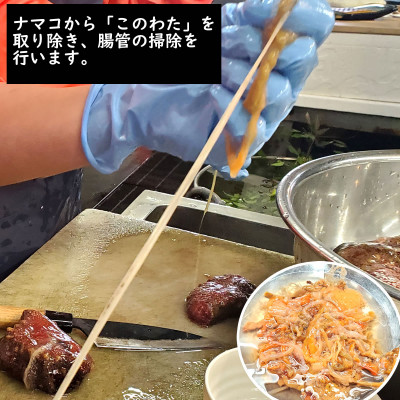 生このわた　3パック　味付けなどせず、捌いた内臓そのものです。日本三大珍味 ナマコ 酒の肴 小分け【配送不可地域：離島】【1398932】