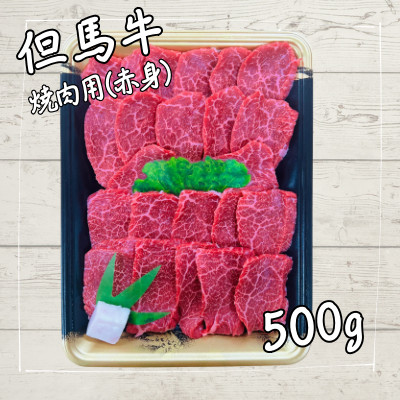 但馬牛　焼き肉用(赤身　500g)【配送不可地域：離島】【1072498】