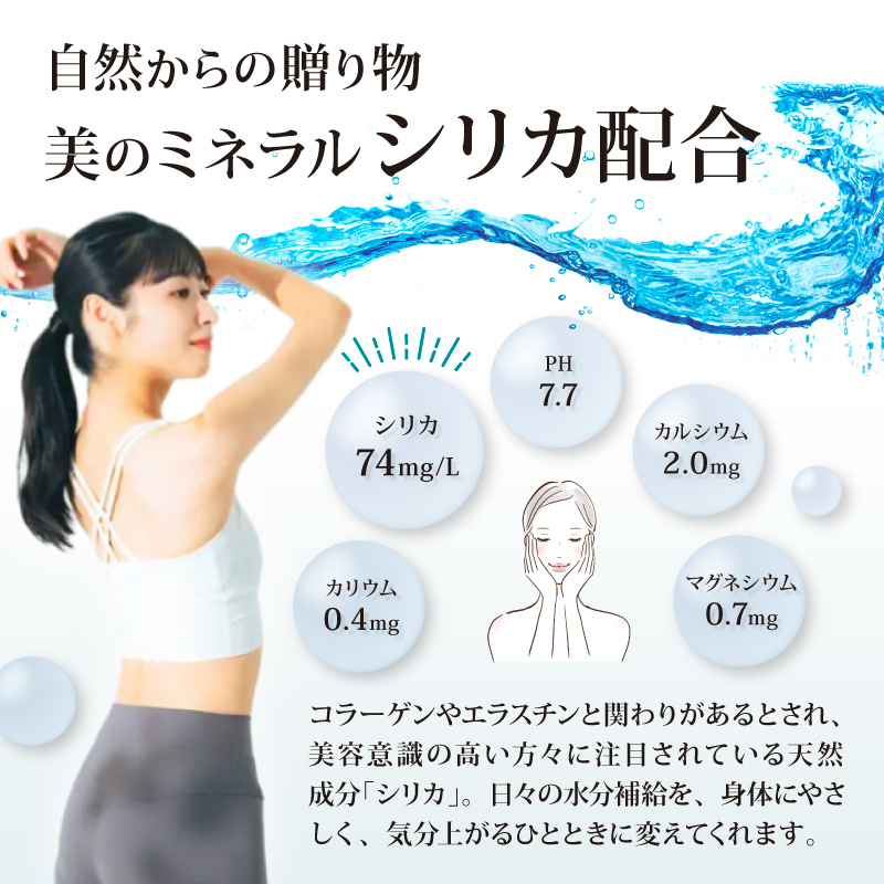 奥大和の銘水 500ml×24本（1箱24本入り×1箱） 水 美味しい水 月ヶ瀬の水 奥大和の銘水24本セット シリカ水 軟水 賞味期限2年 長期間保存可能 永伸商事株式会社