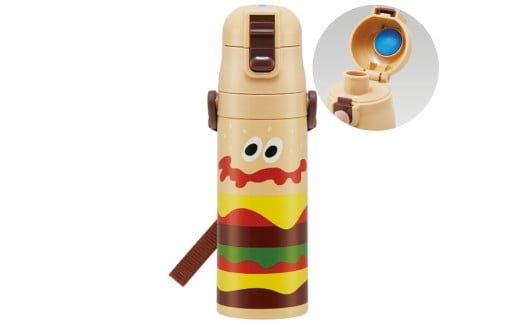 超軽量ダイレクトステンレスボトル 470ml バーガーコンクス〈スケーター skater〉 水筒 ステンレスボトル 超軽量ボトル 奈良県 奈良市 なら 9-117