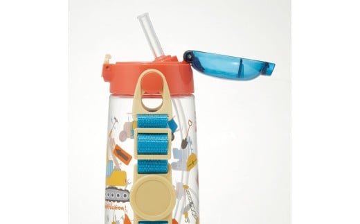 ワンプッシュストローボトル 480ml はたらくクルマ ＜スケーター skater〉 ハッピー&スマイル 水筒 奈良県 奈良市 なら 5-117