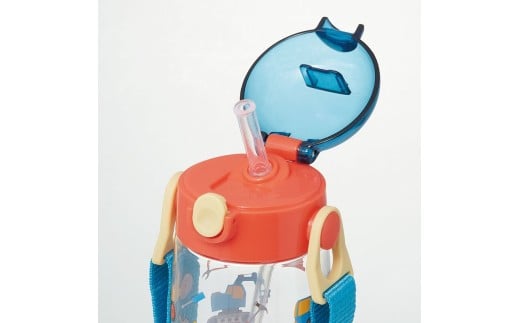 ワンプッシュストローボトル 480ml はたらくクルマ ＜スケーター skater〉 ハッピー&スマイル 水筒 奈良県 奈良市 なら 5-117