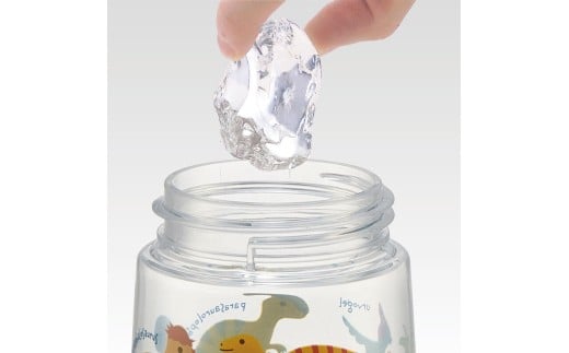 ワンプッシュストローボトル 480ml ディノサウルス　ピクチャ ＜スケーター skater〉 ディノサウルス 恐竜 ダイナソー 水筒 奈良県 奈良市 なら 5-111