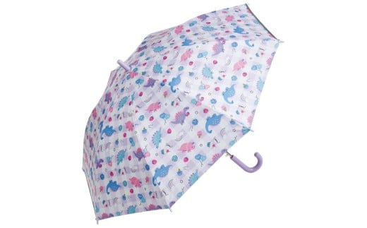 子供 傘 55cm 晴雨兼用 ジャンプ式 ジャンプ傘 8歳 9歳 10歳 小学校 小学生 通学 スケーター UBSR3 ハッピー&スマイル 恐竜 ダイナソー 女の子 女子【おしゃれ かわいい 子ども キッズ キャラクター 子供用 兼用 日傘】奈良県 奈良市 なら 6-329