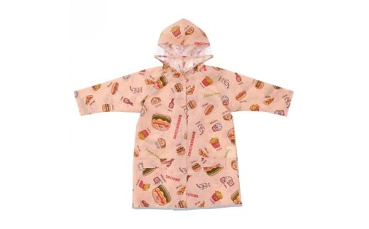 レインコート キッズ  ＜バーガーコンクス BURGER CONX＞ 男の子 女の子 リュック 対応 110 120 かわいい カッパ 雨合羽 防水 スケーター〈skater〉 奈良県 奈良市 なら 7-223