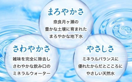 【定期便6ヶ月】奥大和の銘水　540ml×48本（1箱24本入り×2箱）×6ヶ月 Q-13