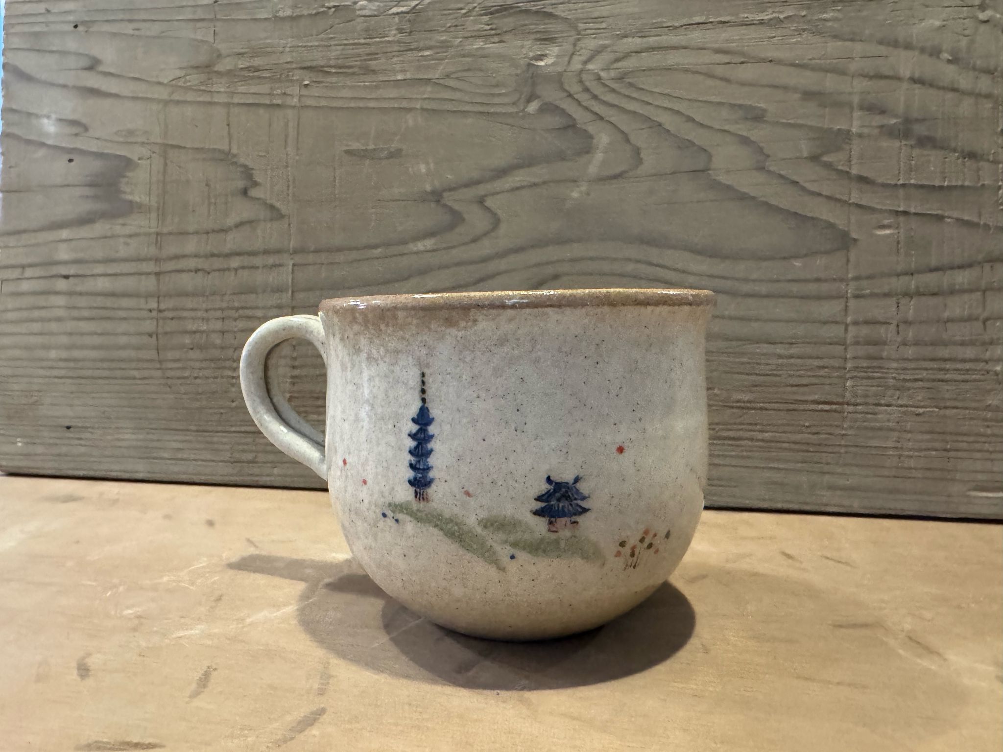 伝統工芸・赤膚焼き マグカップ 赤膚焼大塩正史陶房 奈良県 奈良市 なら 17-034