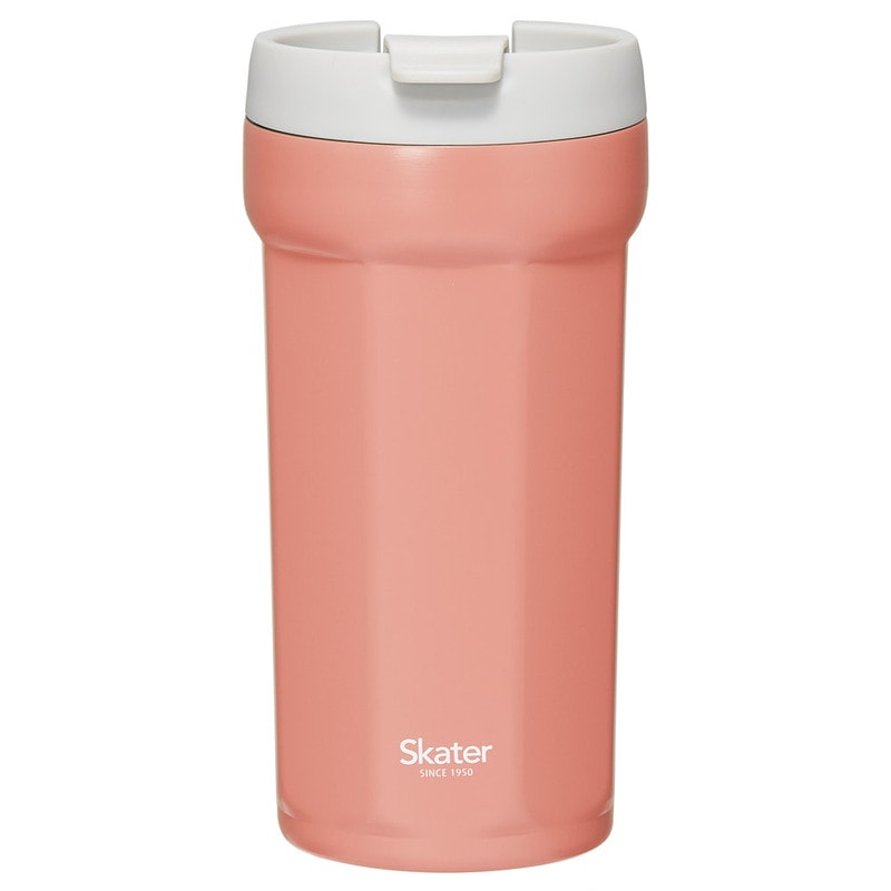 八角形 ステンレス タンブラー 350ml テラコッタオレンジ コップ フタ付き 保温 保冷 おしゃれ スケーター skater SMVO4 フィールカラー 持ち運び ふた付き かわいい 真空断熱 グッズ 便利 スケーター株式会社T 奈良県 奈良市 なら 8-055
