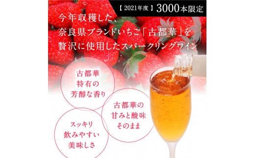 I-196 古都華のお酒セット【スパークリングワイン・ヨーグルトリキュール各500ml】