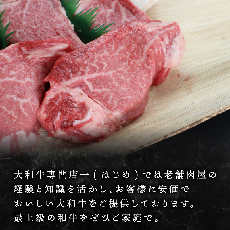 牛肉 ヒレ 大和牛 ヒレステーキ 用 160g×3枚 大和牛専門店 一 31-001