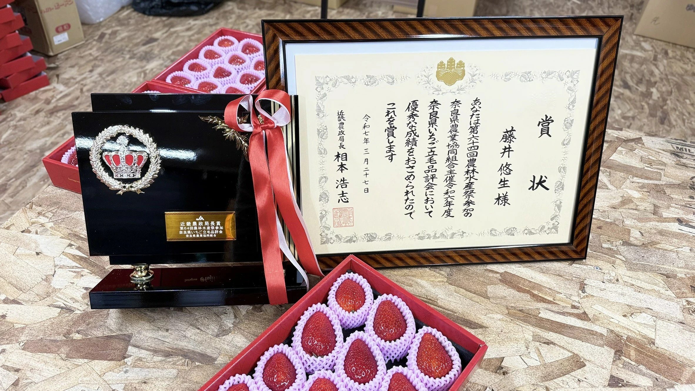 【2026年1月以降発送】 いちご（古都華）藤井農園特選大粒古都華600g×1ケース（数量限定 予約販売）奈良県 奈良市