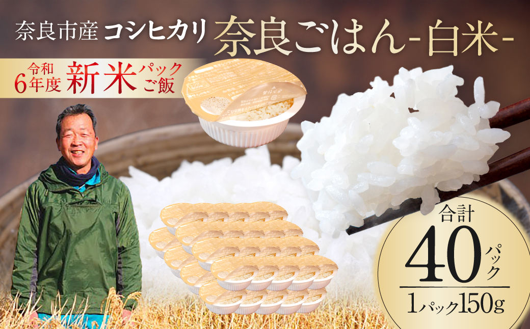 レトルトパックご飯（白米）150g × 40個 10月下旬発送開始 パックご飯 大容量 ふるさと納税 ご飯パック ごはんパック レトルト ご飯 パックごはん パックライス パック ごはん 米 白米 保存食 備蓄 送料無料 ふるさと ランキング 人気 おすすめ パックライス ご飯 ご飯パック ごはんパック パック レトルト 米 備蓄米 備蓄 防災 備蓄品 備蓄 食料 26-001