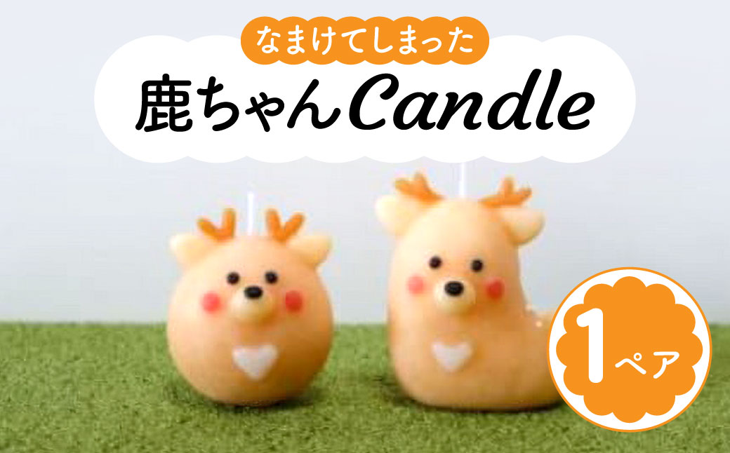 なまけてしまった鹿さんcandleセット canata conata 奈良県 奈良市 なら 5-011